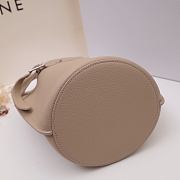 Celine Big Bag Nano Bucket Smooth Leather Beige 187243 21x15x15cm - 5