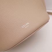 Celine Big Bag Nano Bucket Smooth Leather Beige 187243 21x15x15cm - 2