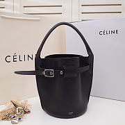 Celine Big Bag Nano Bucket Smooth Leather Black 187243 21x15x15cm - 1