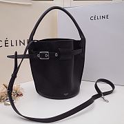 Celine Big Bag Nano Bucket Smooth Leather Black 187243 21x15x15cm - 5