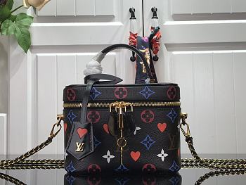 Louis Vuitton Game On Vanity PM Monogram Canvas Black M57482 19x13x11cm