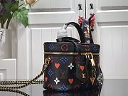 Louis Vuitton Game On Vanity PM Monogram Canvas Black M57482 19x13x11cm - 3