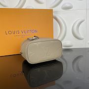 Louis Vuitton Vanity PM Monogram Leather Beige M45608 19x13x11cm  - 2