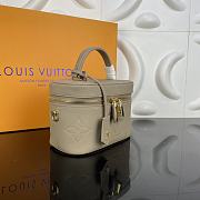 Louis Vuitton Vanity PM Monogram Leather Beige M45608 19x13x11cm  - 3
