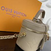 Louis Vuitton Vanity PM Monogram Leather Beige M45608 19x13x11cm  - 5