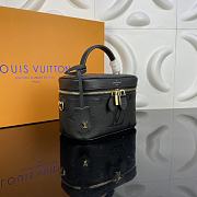 Louis Vuitton Vanity PM Monogram Leather Black M45608 19x13x11cm  - 5