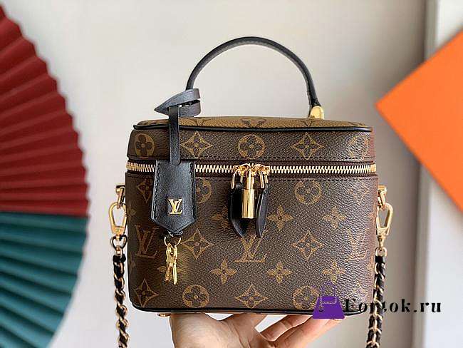 Louis Vuitton Vanity PM Monogram Brown M42264 14x19x10cm - 1