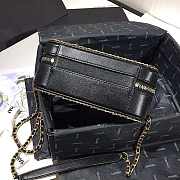 Chanel Small CC Filigree Chain Around Vanity Case Black AS1785 18x14x8cm - 5