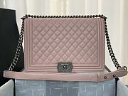 Chanel Boy Bag Large Classic Powder Pink A67087 30cm - 1
