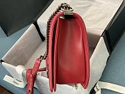 Chanel Boy Bag Large Classic Red A67087 30cm - 4