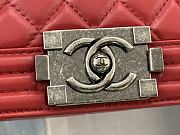 Chanel Boy Bag Large Classic Red A67087 30cm - 5