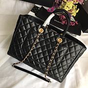 Chanel Shopping Bag Classic Leather Black A93525 21x30x14cm - 4