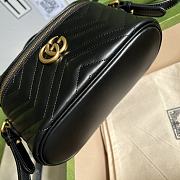 Gucci Mini GG Marmont Vanity Leather Cross-body Bag 672253 19x13x7cm - 6