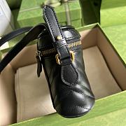 Gucci Mini GG Marmont Vanity Leather Cross-body Bag 672253 19x13x7cm - 5