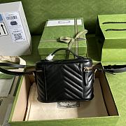 Gucci Mini GG Marmont Vanity Leather Cross-body Bag 672253 19x13x7cm - 3