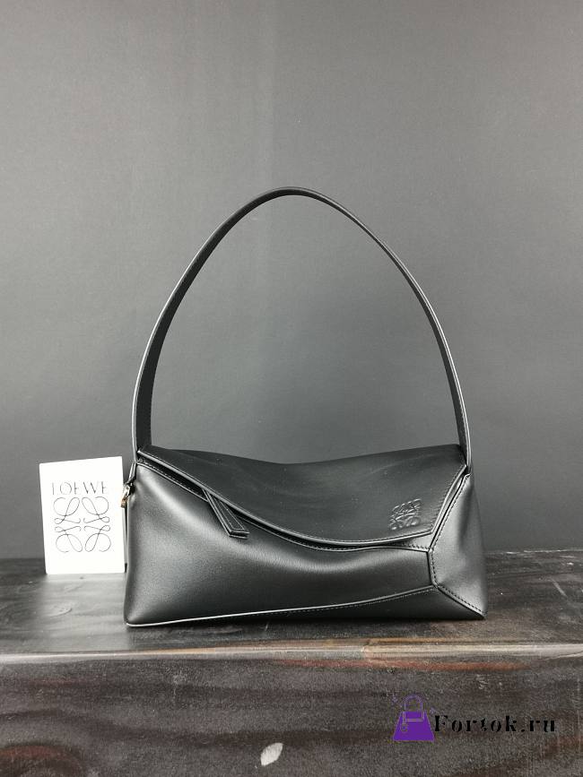 Loewe Puzzle Hobo Bag Black A510J67X01 28.7x10.7x5.5cm - 1