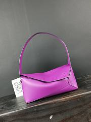 Loewe Puzzle Hobo Bag Light Purple A510J67X01 28.7x10.7x5.5cm - 3