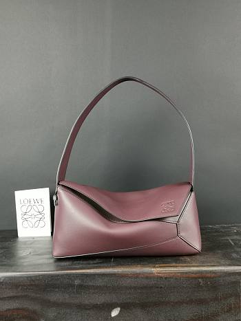 Loewe Puzzle Hobo Bag Prune Purple A510J67X01 28.7x10.7x5.5cm