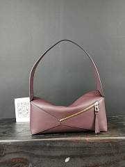 Loewe Puzzle Hobo Bag Prune Purple A510J67X01 28.7x10.7x5.5cm - 6