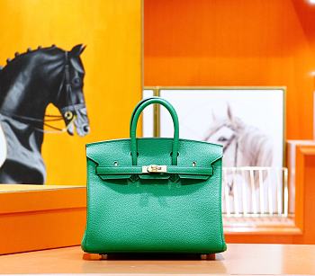 Hermes Birkin Togo In Smooth Leather Green 25cm