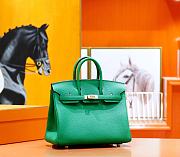 Hermes Birkin Togo In Smooth Leather Green 25cm - 6