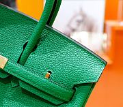 Hermes Birkin Togo In Smooth Leather Green 25cm - 3
