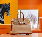 Hermes Birkin Togo In Smooth Leather Brown 25cm - 5