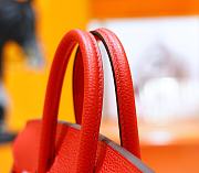 Hermes Birkin Togo In Smooth Leather Red 25cm - 6