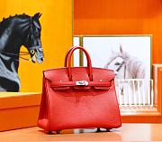 Hermes Birkin Togo In Smooth Leather Red 25cm - 4