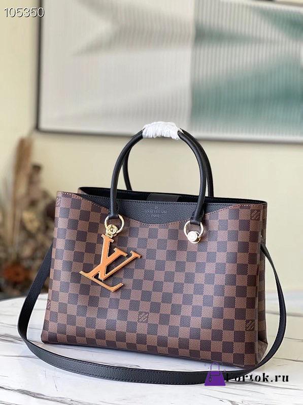 Louis Vuitton Riverside Damier Canvas Black N40050 36x25x15cm - 1