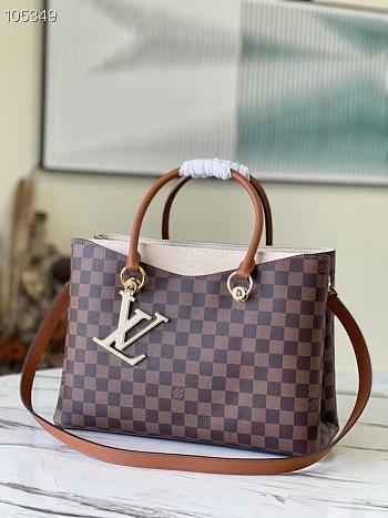 Louis Vuitton Riverside Damier Canvas White  N40052 36x25x15cm