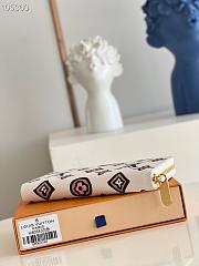 Louis Vuitton Zippy Wallet Wild At Heart White M80683 19.5x10.5x2.5cm - 2
