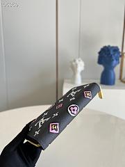 Louis Vuitton Zippy Wallet Wild At Heart Black M80683 19.5x10.5x2.5cm - 3