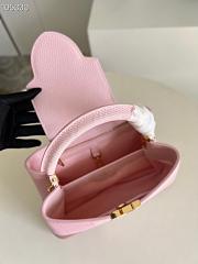 Louis Vuitton Capucines BB Matte And Iridescent Light Pink M59269 27x18x9cm - 3