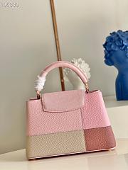 Louis Vuitton Capucines BB Matte And Iridescent Light Pink M59269 27x18x9cm - 6