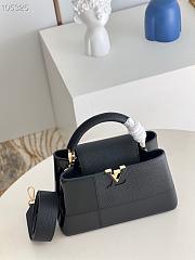 Louis Vuitton Capucines BB Matte And Iridescent Black M59269 27x18x9cm - 2