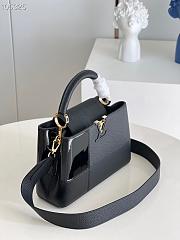 Louis Vuitton Capucines BB Matte And Iridescent Black M59269 27x18x9cm - 6