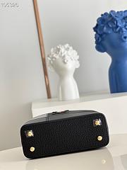 Louis Vuitton Capucines Mini Matte And Iridescent Black M59268 21x14x8cm - 4