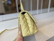 Chanel Cocohandle Flap Bag Gold-tone Metal Grained Leather Light Yellow A92991 28cm - 6