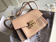 Givenchy Small GV3 Bag In Leather And Suede Leather Light Beige 22x14x8cm - 1