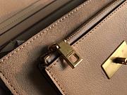 Givenchy Small GV3 Bag In Leather And Suede Leather Light Beige 22x14x8cm - 2