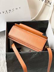Givenchy Small GV3 Bag In Leather And Suede Leather Brown 22x14x8cm - 4