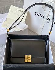 Givenchy Medium 4G Box Bag In Leather Black 21x15x6cm - 1