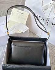 Givenchy Medium 4G Box Bag In Leather Black 21x15x6cm - 2