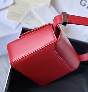 Givenchy Medium 4G Box Bag In Leather Red 21x15x6cm - 5
