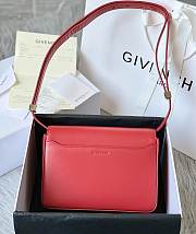 Givenchy Medium 4G Box Bag In Leather Red 21x15x6cm - 2