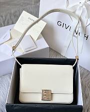 Givenchy Medium 4G Box Bag In Leather White 21x15x6cm - 1