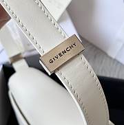 Givenchy Medium 4G Box Bag In Leather White 21x15x6cm - 6