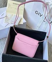 Givenchy Small 4G Box Bag In Leather Pink 16x12x6cm - 6