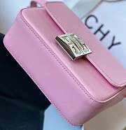 Givenchy Small 4G Box Bag In Leather Pink 16x12x6cm - 3